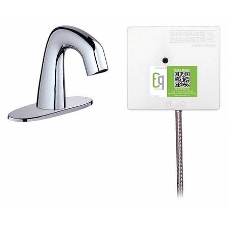 Sensor Single Hole Mount, 1 Hole Mid Arc Bathroom Faucet, Polished chrome MPN:EQ-A11C-11ABCP
