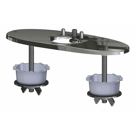 Trim/Cover Plate, Chrme, 6-1/2