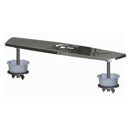 Trim/Cover Plate, Chrm, 10-1/4