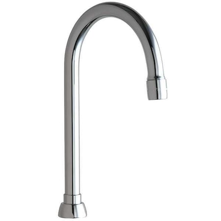 Spout, Brass, Fits Chicago Faucets MPN:GN2AE3JKABCP