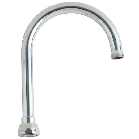 Spout, Brass, Fits Chicago Faucets MPN:GN2AH8JKABCP