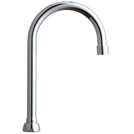 Spout, Brass, Fits Chicago Faucets MPN:GN2BJKABCP
