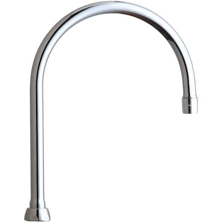Spout, Brass, Fits Chicago Faucets MPN:GN8AE3JKABCP