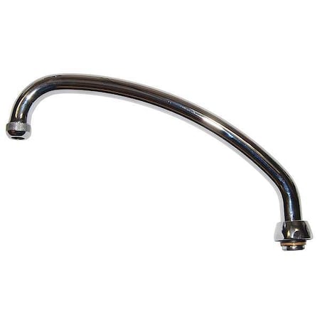 Spout, Brass, Fits Chicago Faucets MPN:L9E1JKABCP