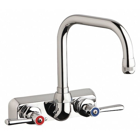 Dual-Handle Hot And Cold Water Washboard Sink Faucet, 4'' Mount, Chrome plated MPN:W4W-DB6AE1-369ABCP