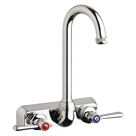 Dual-Handle Hot And Cold Water Washboard Sink Faucet, 4