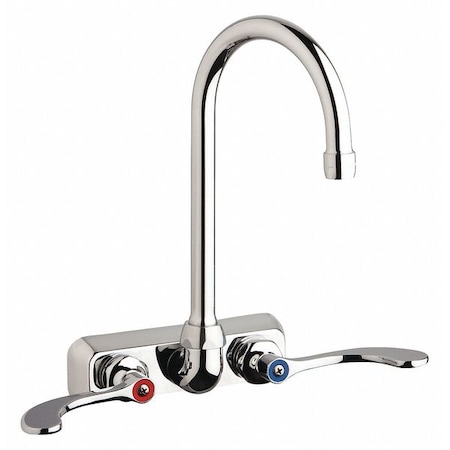 Manual Workboard Faucet, 4In Wall, 4