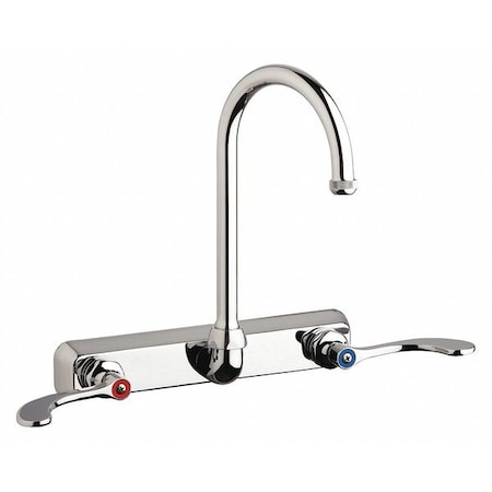 Dual-Handle Hot And Cold Water Washboard Sink Faucet, 8