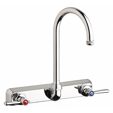 Dual-Handle Hot And Cold Water Washboard Sink Faucet, 8