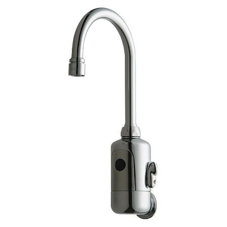 Electronic Sensor Hytronic Gooseneck Sink Faucet With Dual, Single Hole Mount, Chrome plated 1 Hole MPN:WWG116.124.AB.1T
