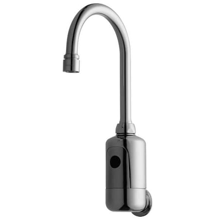 Sensor Single Hole Mount, 1 Hole Gooseneck Bathroom Faucet, Polished chrome MPN:WWG116.204.AB.1T