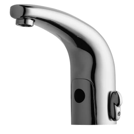 Sensor Single Hole Mount, 1 Hole Mid Arc Bathroom Faucet, Polished chrome MPN:WWG116.221.AB.1T