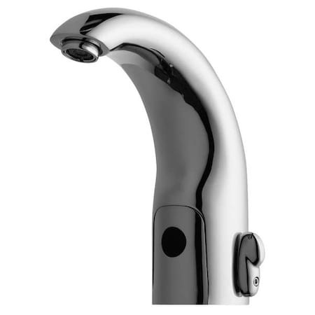 Sensor Single Hole Mount, 1 Hole Mid Arc Bathroom Faucet, Polished chrome MPN:WWG116.222.AB.1T