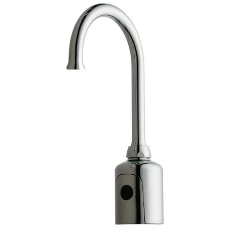 Sensor Single Hole Mount, 1 Hole Gooseneck Bathroom Faucet, Polished chrome MPN:WWG116.431.AB.1T