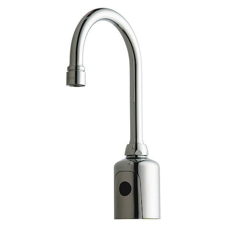 Sensor Single Hole Mount, 1 Hole Gooseneck Bathroom Faucet, Polished chrome MPN:WWG116.618.AB.1T