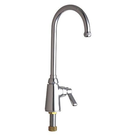 Manual Service Sink Faucet, Single Hole Mount, Chrome plated 1 Hole MPN:350-E1ABCP