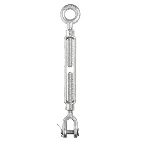 Turnbuckle, Jaw & Eye, Galv, 5/8 x 18 In MPN:02643 7