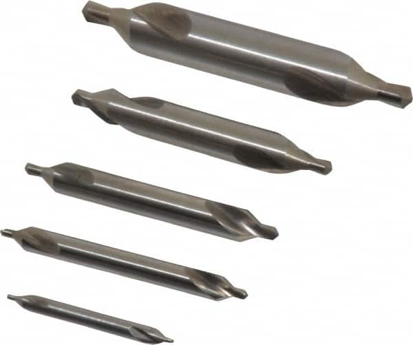 5 Pc #1 to #5 High Speed Steel Combo Drill & Countersink Set MPN:56710