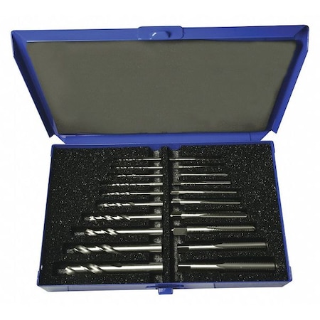 20pc HS Bright Plug Hand Tap & Bright Screw Mach Drill Set HTGP/157 Greenfield Threading MPN:330087