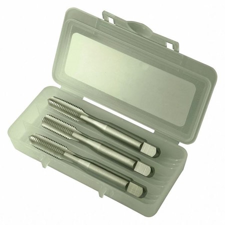 3pc HSS Taper, Plug & Bottoming Hand Tap Set HTGP Greenfield Threading Bright 4-Flute GH3 9/16-12UNC MPN:342647