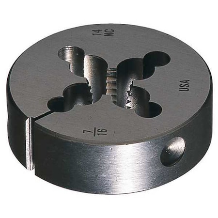 HSS Round Adjustable DIe 6382 Greenfield ThreadIng 13/16 In Outside Diameter M3x0.5 MPN:415724