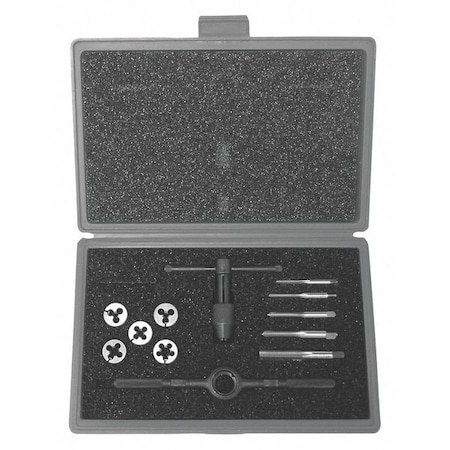 13PC Plug Hand Taps and Round Adjustable Dies Set M6 To M12 MPN:420367