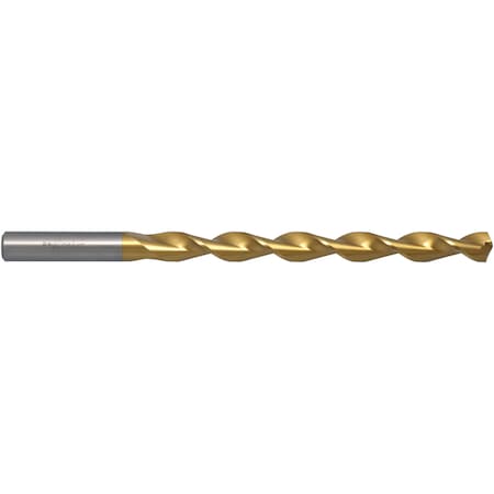 33/64 HSS 135 Degree Deep Hole Parabolic Taper Length Drill Chicago-Latrobe 120DH-TN TiN RHS/RHC MPN:55265