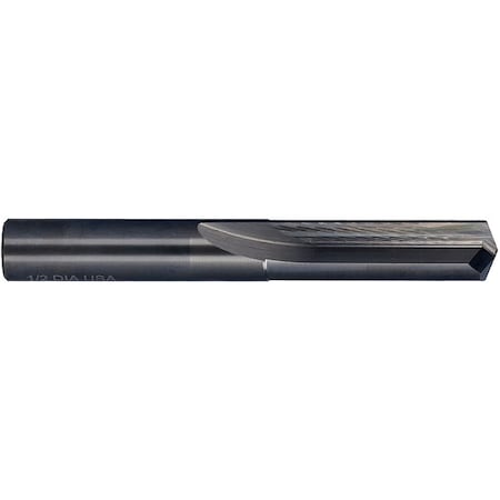 23/64 Solid Carbide 140 Degree Straight Flute Drill Chicago-Latrobe 769 Bright Carbide RHC MPN:78607