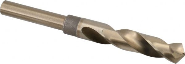 Reduced Shank Drill Bit: 43/64'' Dia, 1/2'' Shank Dia, 118 °, Cobalt MPN:53443