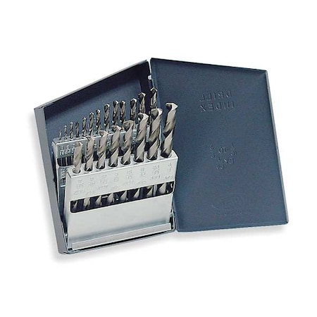 21 Pc Set 1-60 Bright Metal Index MPN:49912