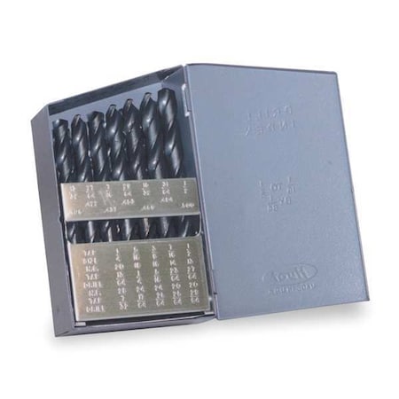 29 Pc Set 1/16-1/2 Lh Job Metal Index MPN:69876