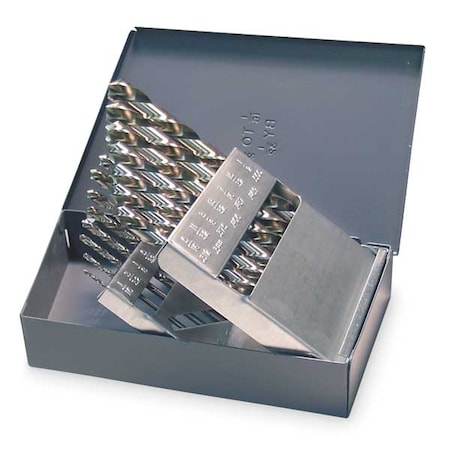 15PC Set 1/16-1/2 Lh Jobmetal Index MPN:69881