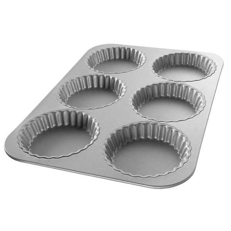 Fluted Tart Pan, 15-3/4 x 11-1/8 In, Steel MPN:25500