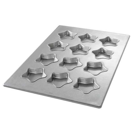 Mini Star Muffin Pan, 17 7/8 in W MPN:43045