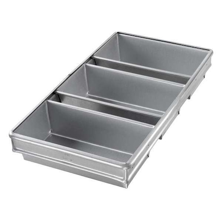 Bread Pan, 3-Strap, 9x4-1/2 MPN:45635