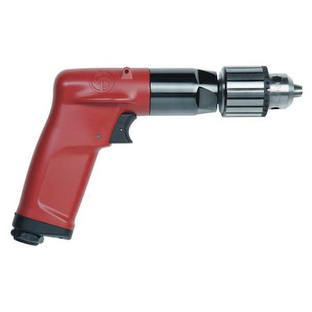 Air-Powered Drill, 1/4 in, NPT, Keyed MPN:CP1014P33