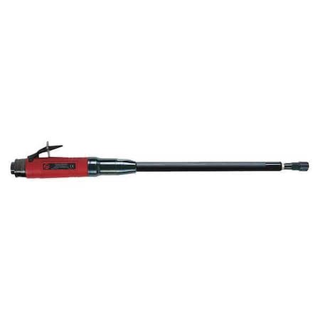 Extended Air Angle Die Grinder, 3/8 in Air Inlet, 1/4