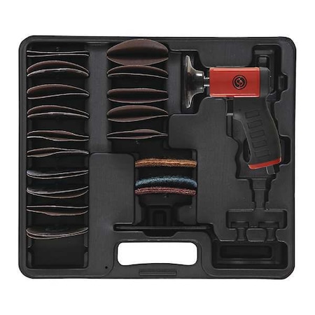 Air Disc Sandr Kit, 15000RPM, 0.2 hp, 21cfm MPN:CP7202D