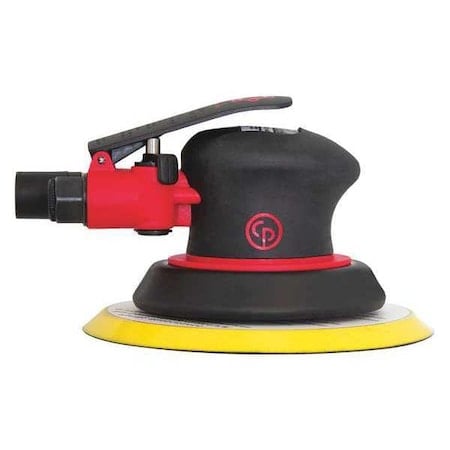 6 Inch (150 mm) Air Random Orbital Sander, Non-Vacuum, Hook & Loop, 0.28 HP / 210 W - 12000 RPM MPN:CP7215E