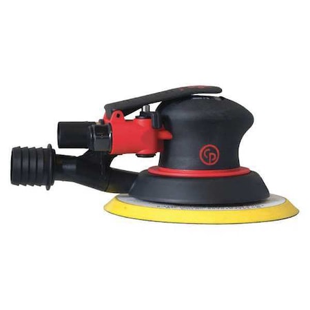 6 Inch Air Random Orbital Sander, Central Vac, Hook & Loop, 6 Pad Holes, 0.28 HP / 210 W - 12000 RPM MPN:CP7255CVE