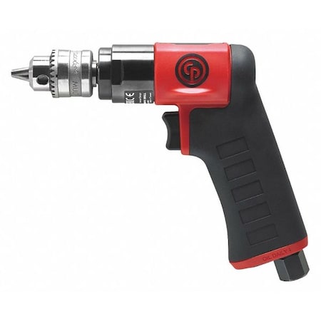 Air-Powered Drill, 1/4 in, NPT, Keyed MPN:CP7300C