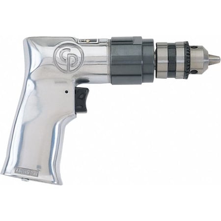 Air-Powered Drill, 1/4 in, NPT, Keyless MPN:CP785