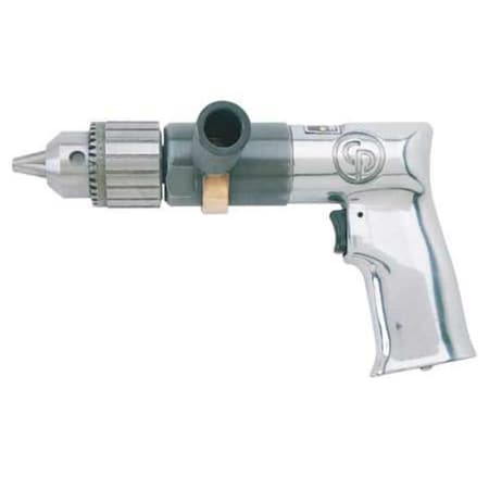 Air-Powered Drill, 1/4 in, NPT, Keyed MPN:CP785H