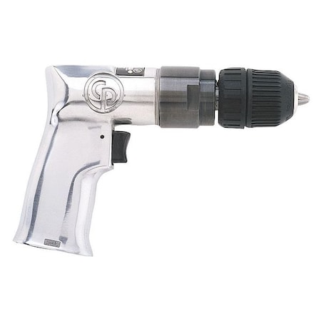 Air-Powered Drill, 1/4 in, NPT, Keyless MPN:CP785QC