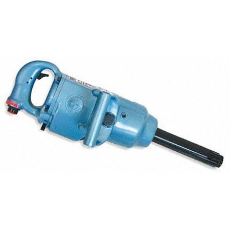 No 5 Spline Air Impact Wrench, 6 in Ext Anvil, D-Handle, Torque 1400 ftlbf, 4200 RPM, Dbl Rocking Dog MPN:CP797SP6