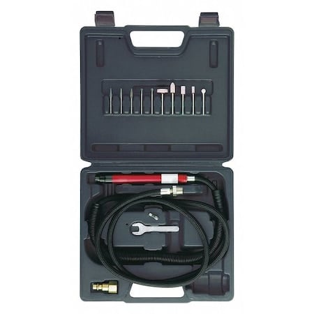 Straight Pencil Grinder Kit, 1/4 in NPT Air Inlet, 1/8
