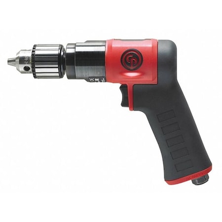 Air-Powered Drill, 1/4 in, NPT, Keyed MPN:CP9285C
