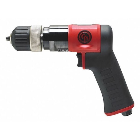 Air-Powered Drill, 1/4 in, NPT, Keyless MPN:CP9287C