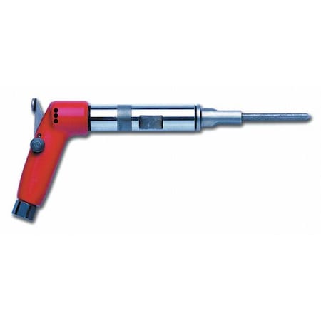 3/8 Inch Air Chipping Hammer, Flatnose Shank, Stroke 1.77 in, Bore Diameter 0.51 in - 4000 BPM MPN:RA1BL