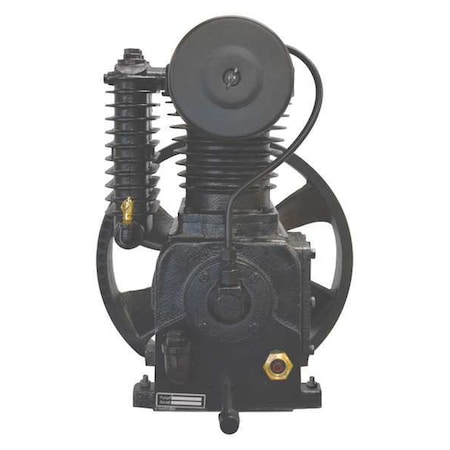 Air Compressor Pump, 5, 7.5, Two Stage Stage, 1.31 qt Oil Capacity, 2 Cylinder MPN:1312100706